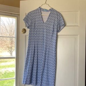 J. McLaughlin Ivana short sleeve dress.